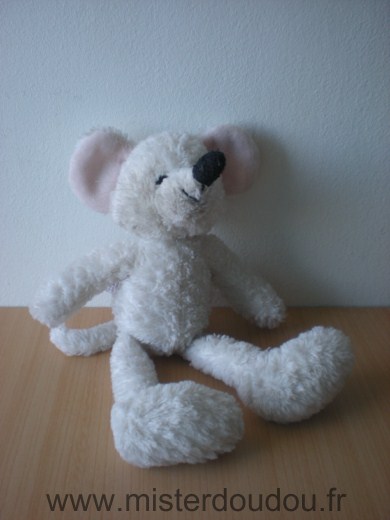 Gund Souris Blanc - Bon état