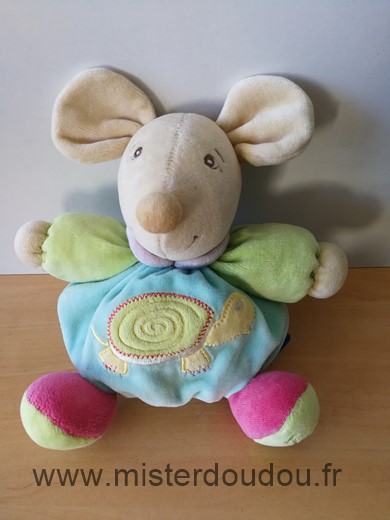 Kaloo Souris Bleu vert tortue - Très bon état