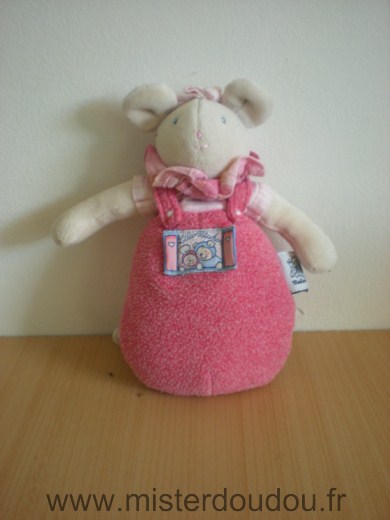 Moulin roty Souris Lila rose - Bon état