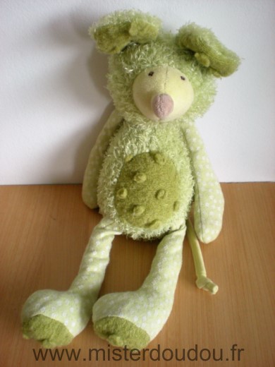 Souris Zazous verte Moulin roty