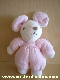 Souris Rose blanc Nounours
