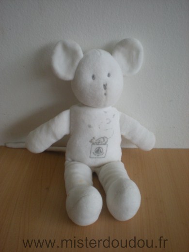 Petit bateau Souris Blanc - Très bon état