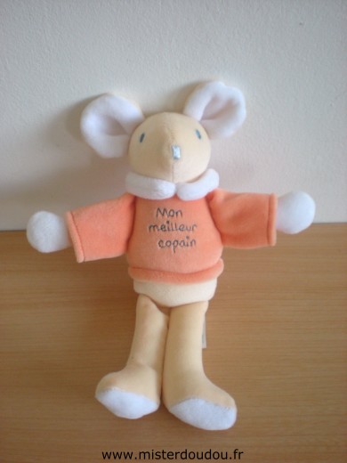Sucre d orge Souris Orange jaune " mon meilleur copain" - Très bon état