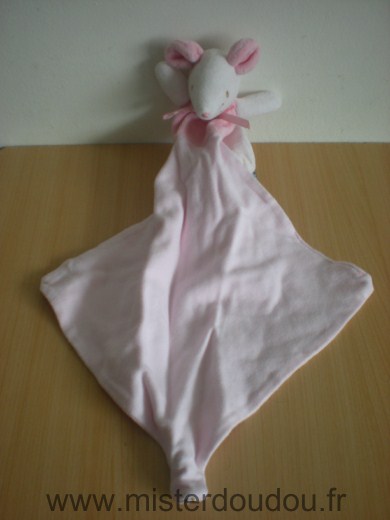 Sucre d orge Souris Rose avec mouchoir rose - Très bon état