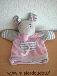 Tcf Souris Gris rose avec une poche à sucette - Très bon état