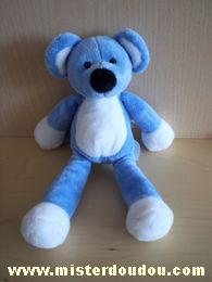 Total Souris Bleu blanc - Très bon état