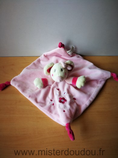 Vetir Souris Rose blanc fleur - Très bon état