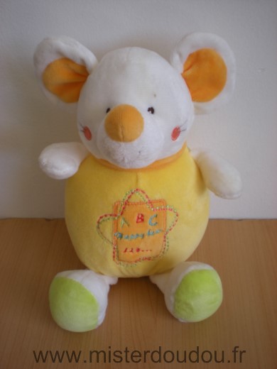 Gifi Souris Jaune blanc a b c - Très bon état