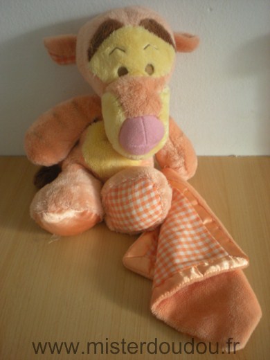 Disney Tigre Tigrou nicotoy orange mouchoir a carreaux - Très bon état