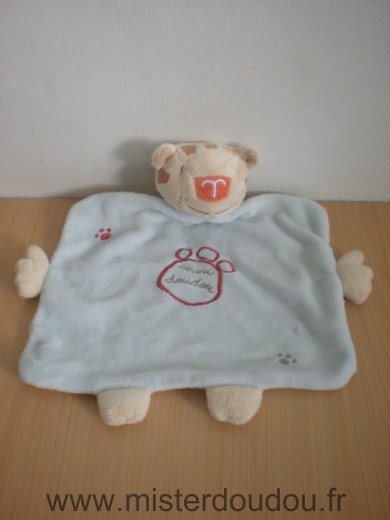 Tigre Bleu brodé "mon doudou " Marque Inconnue