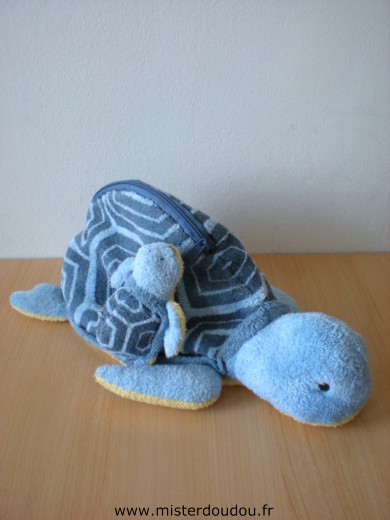 Egmont toys Tortue Bleu avec bébé tortue - Très bon état