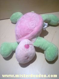 Kimbaloo Tortue Rose vert - Très bon état