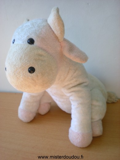Ajena Vache Blanc rose jaune - Très bon état