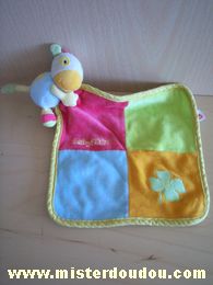 Baby sun Vache Beu rouge vert jaune trefle vert - Très bon état