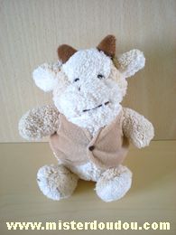 Caloogan Vache Ecru beige gilet beige - Très bon état