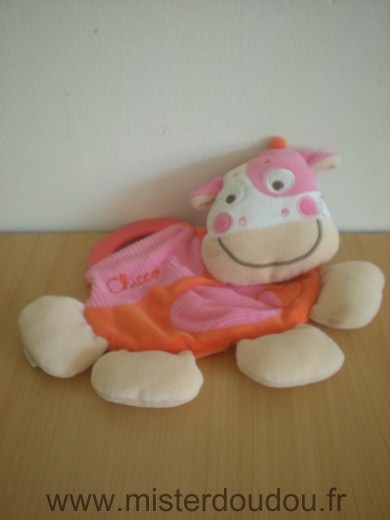 Chicco Vache Rose orange anneau dentition - Très bon état
