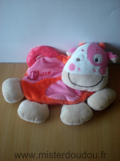 Chicco Vache Rose orange blanc coeur - Etat moyen