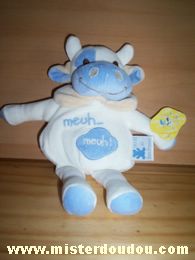 Cmp Vache Blanc beige bleu - Neuf