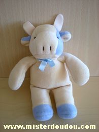 Comptine Vache Beige bleu - Très bon état