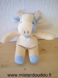 Comptine Vache Beige bleu - Etat moyen