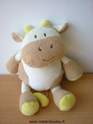 Credit agricole Vache Beige marron jaune - Très bon état