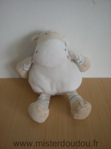 Dodo d amour Vache Ecru beige - Bon état
