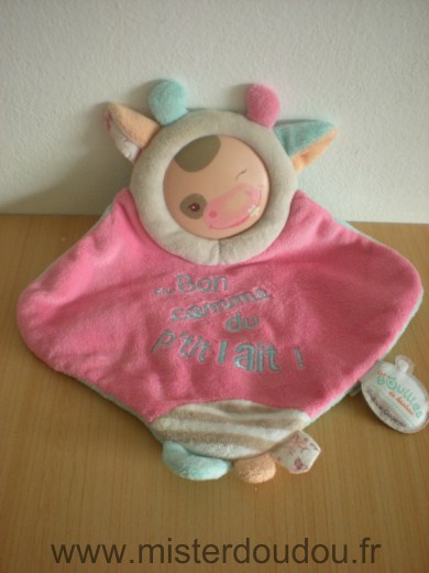 Vache Rose les bouilles bon comme du petit lait Doudou et compagnie