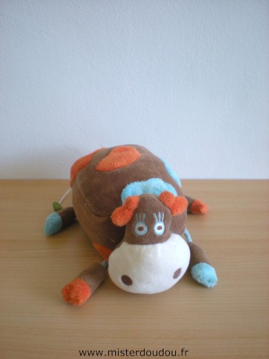 Du pareil au même Vache Marron orange bleu - Bon état