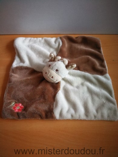 Jollybaby Vache Ecru beige fleur rose - Bon état