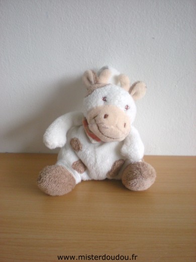 Jollybaby Vache Ecru taches marron foulard - Très bon état