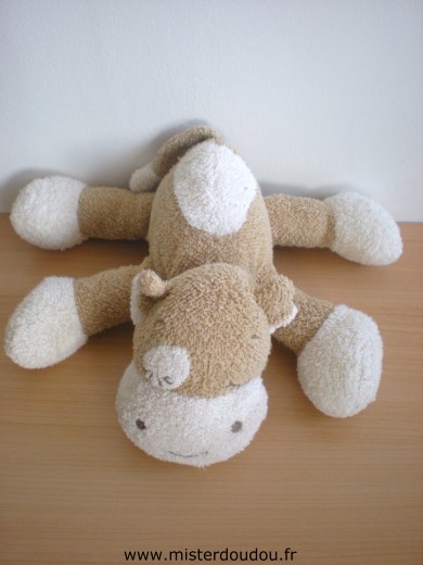 Kiabi baby Vache Marron ecru en tissus eponge - Très bon état