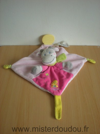 Kiabi baby Vache Rose oiseau jaune - Très bon état