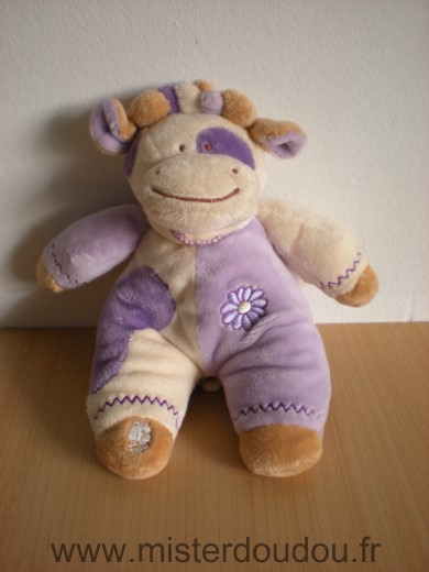 Lascar Vache Jaune mauve fleur mauve - Très bon état