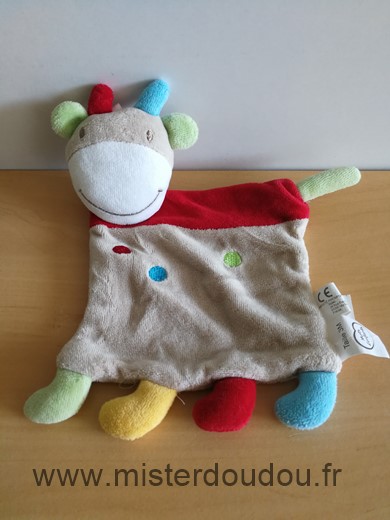 Mots d enfants Vache Beige rouge siplec - Très bon état