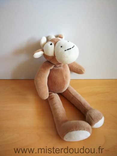 Moulin roty Vache Marron blanc - Bon état