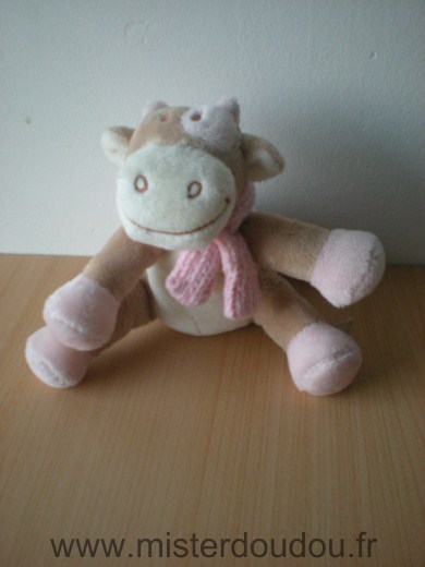 Noukie s Vache Lola beige rose - Très bon état