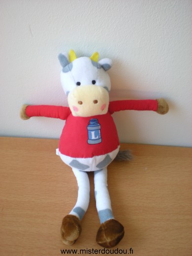 Obaibi okaidi Vache Rouge blanc taches grises - Très bon état