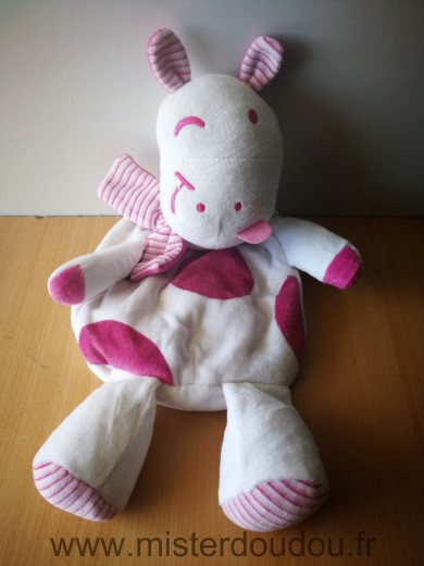 Siplec Vache Range pyjama rose blanc - Très bon état