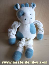 Sucre d orge Vache Blanc bleu - Très bon état