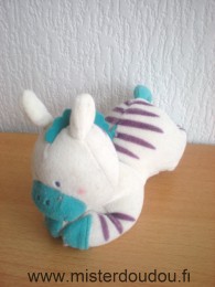 Bébé confort Zébre Balnc bleu violet - Très bon état