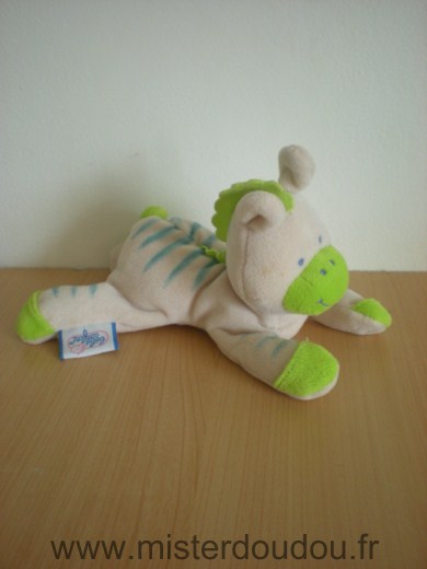 Bébé confort Zébre Beige vert zébré bleu - Très bon état