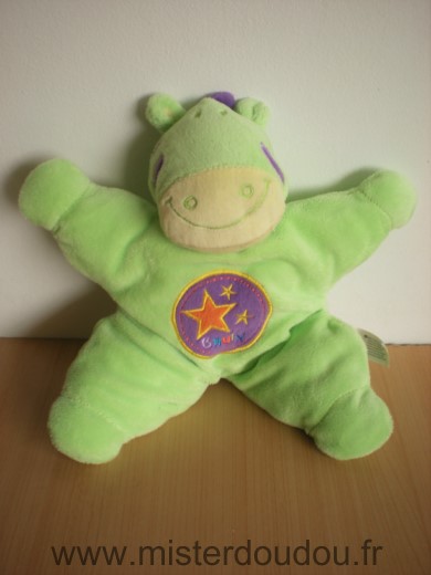 Bruin Zébre Vert mauve etoiles bruin - Très bon état