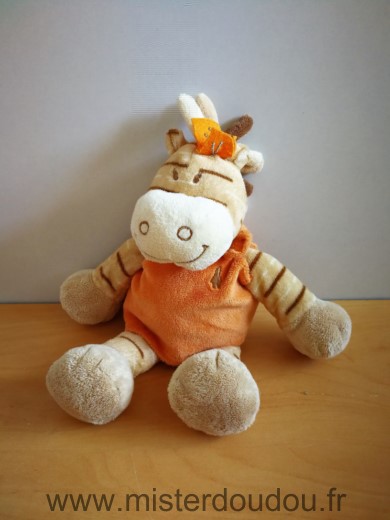 Noukie s Zébre Beige orange zamba - Très bon état