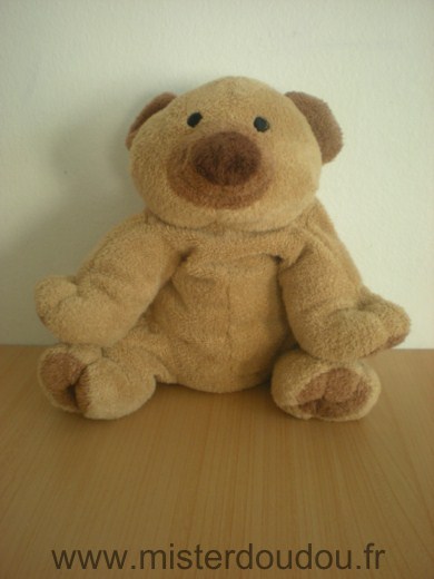 Doudou Ours Nicotoy Marron 