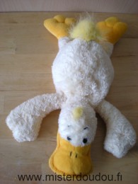 Doudou Canard Anna club plush Jaune orange 