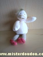 Doudou Canard Moulin roty Ecru 