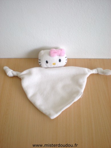 Doudou Chat - marque non connue - Hello kitty blanc Mini doudou