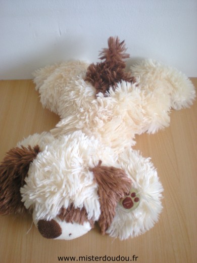 Doudou Chien Gipsy Beige marron 