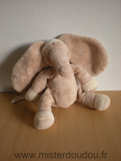 Doudou Eléphant Noukie s Beige 