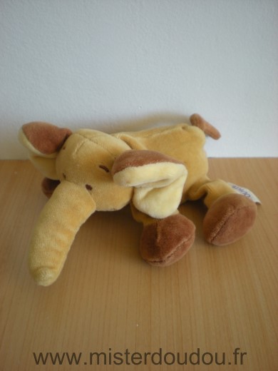 Doudou Eléphant Noukie s Marron 